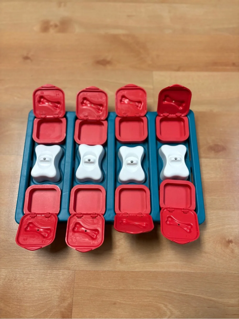 Nina Ottosson Dog Brick Interactive Treat Puzzle Toy Level 2 Puppy Enrichment